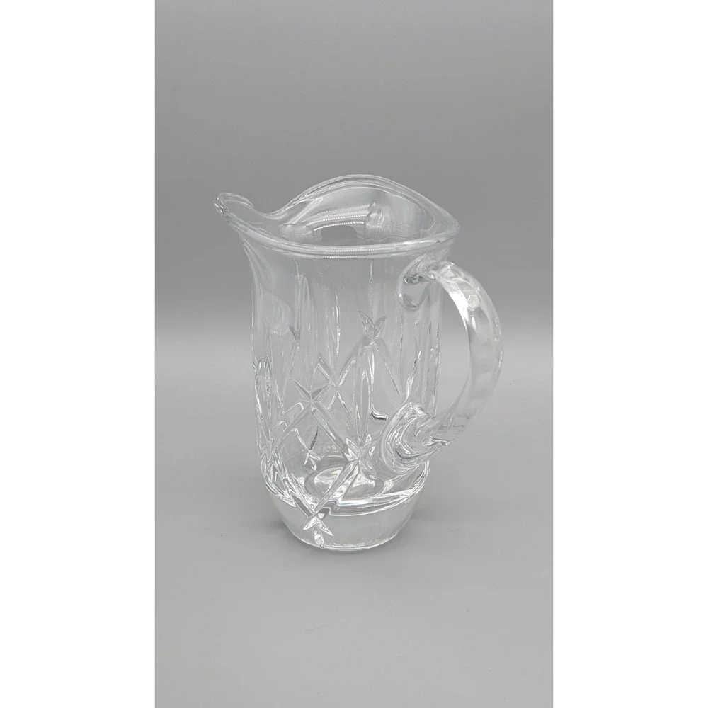 Crystal Pitcher Gorham Lady Anne 32 Ounce Full Lead Made‎ In Czech Republic